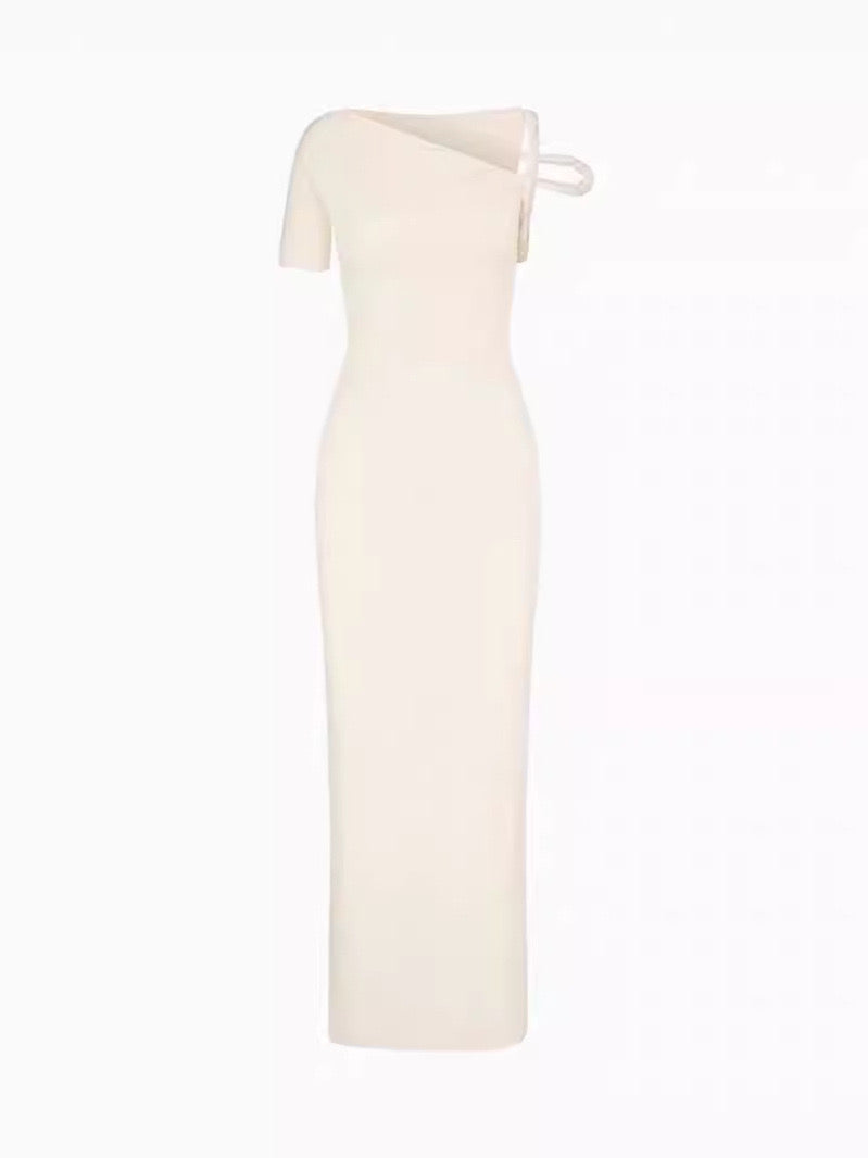 "Layla" One-Shoulder-Maxikleid