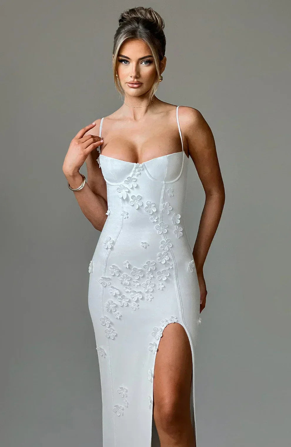 "Mimi" Maxikleid mit Blumen