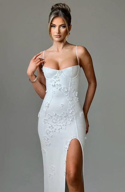 "Mimi" Maxikleid mit Blumen
