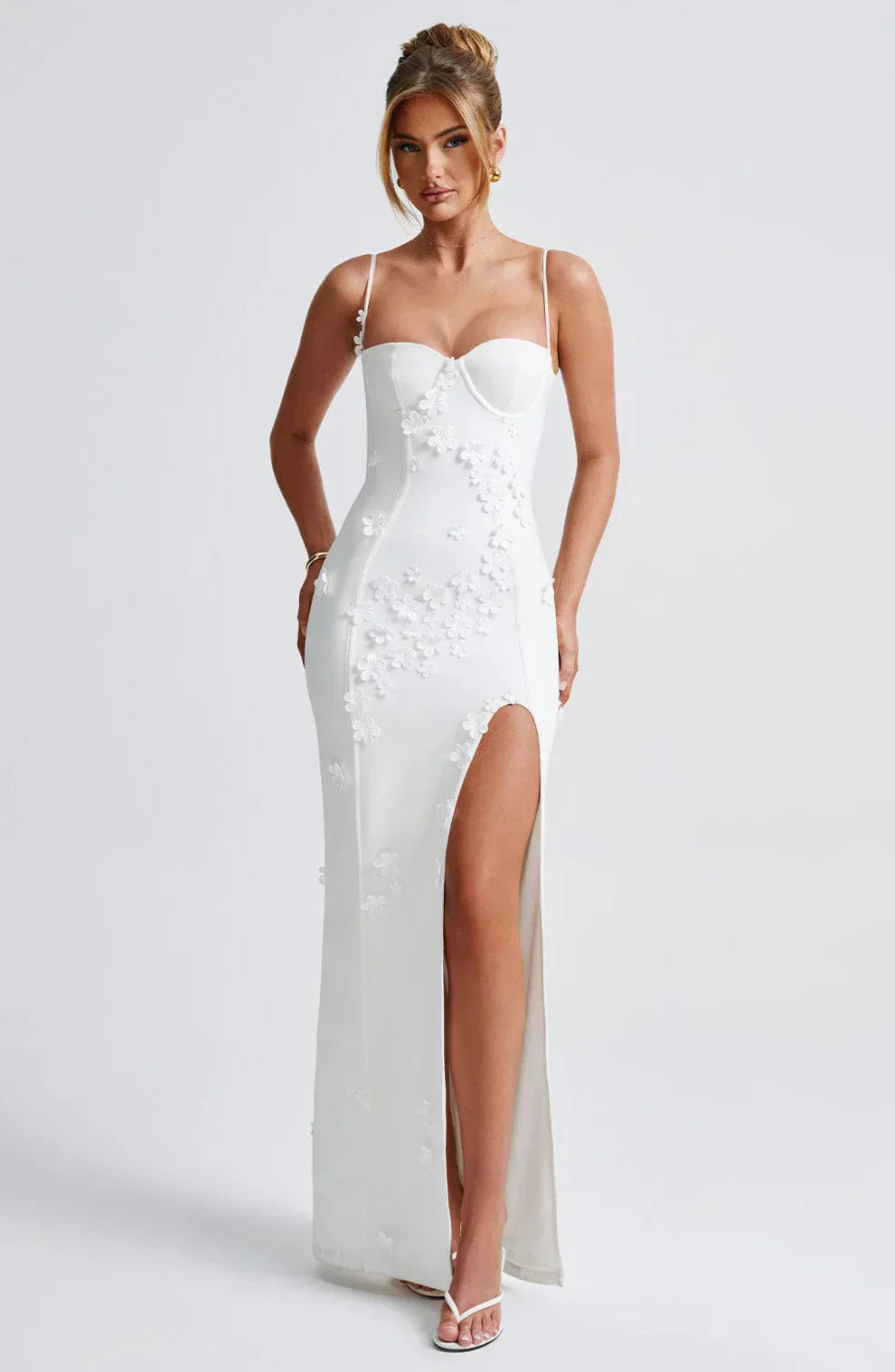 "Mimi" Maxikleid mit Blumen