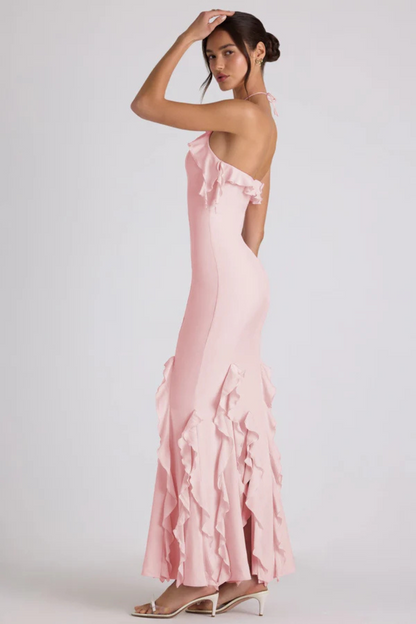 "Rosalia" Maxikleid mit Rüschen