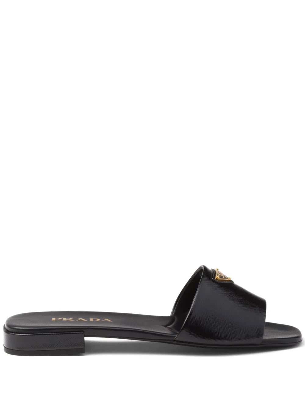 Saffiano Gloss Luxe Slides