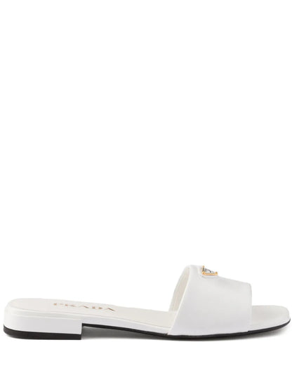 Saffiano Gloss Luxe Slides