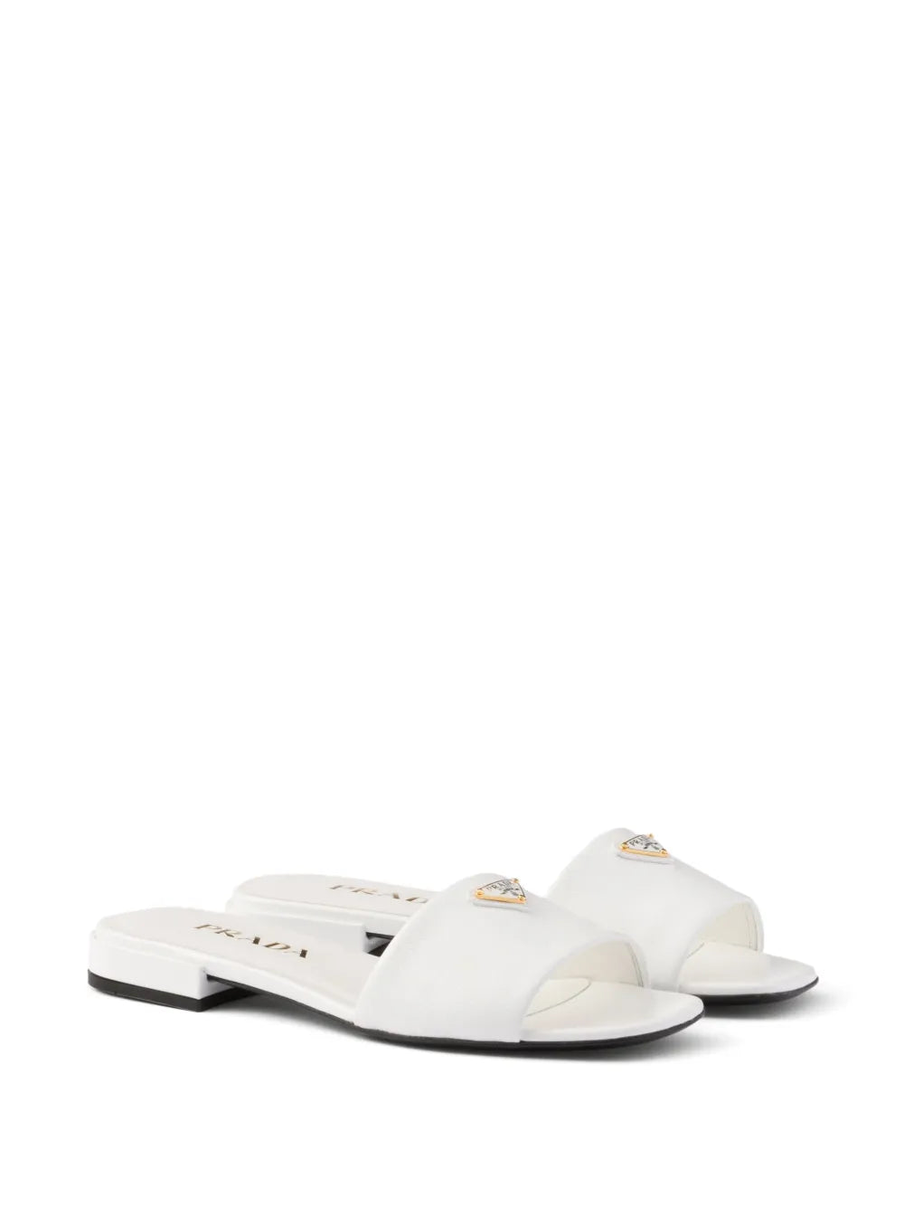 Saffiano Gloss Luxe Slides
