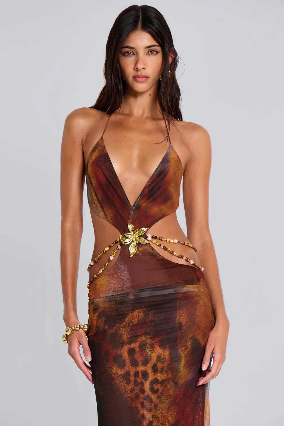 "Jungle" Maxikleid