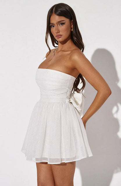 "Bonnie" Minikleid mit Schleife