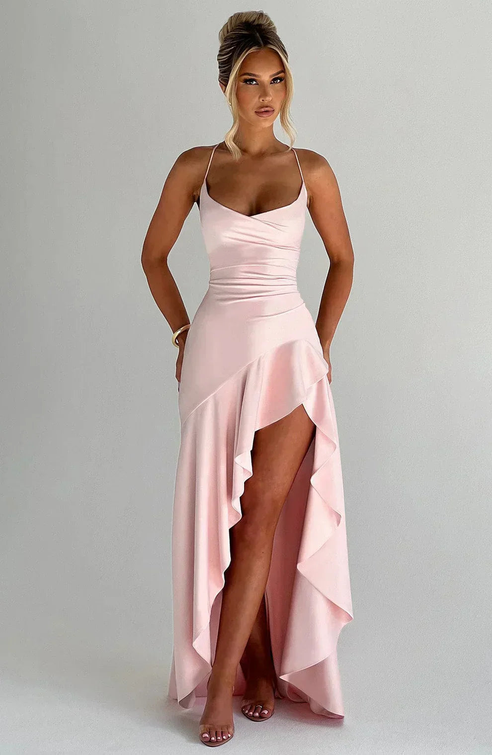 "Rosa" Maxikleid