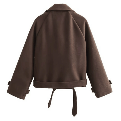 "Tayla" Cropped Trenchcoat