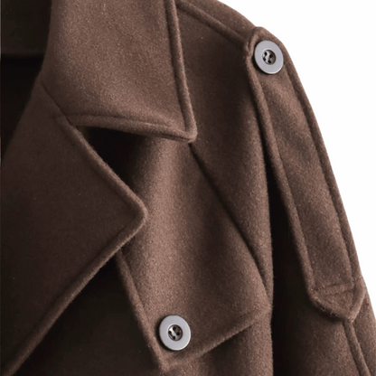 "Tayla" Cropped Trenchcoat