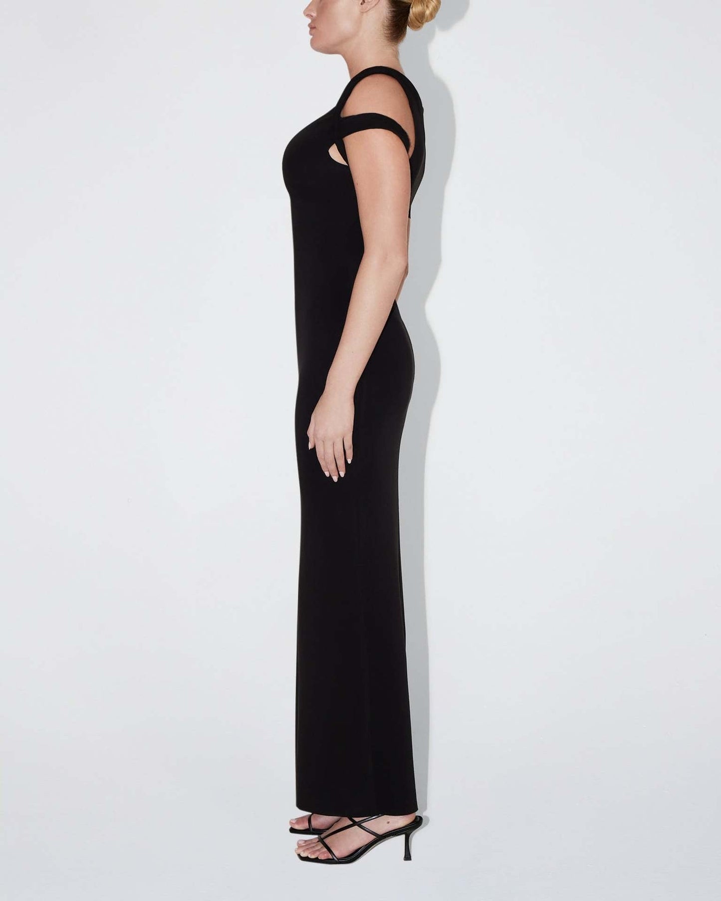 "Layla" One-Shoulder-Maxikleid