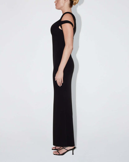 "Layla" One-Shoulder-Maxikleid
