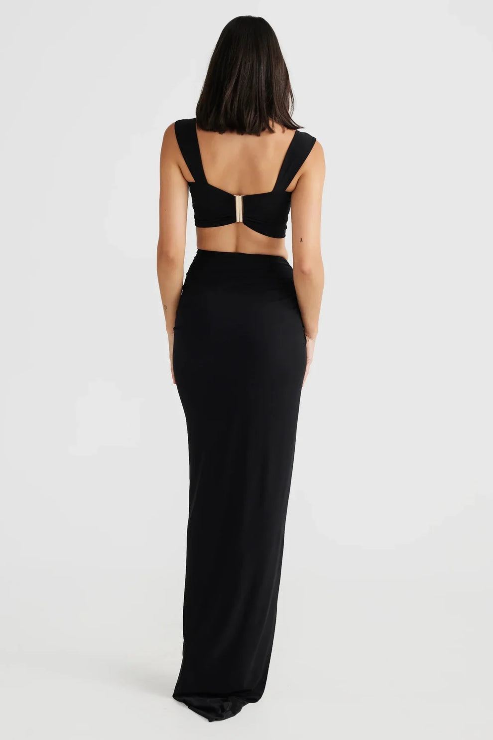 "Rebecca" Maxikleid mit Cut-Outs