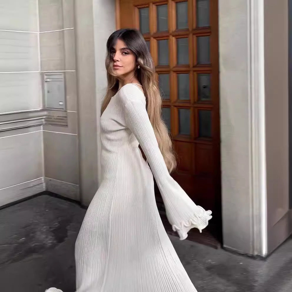 "Maya" Langarm Maxikleid