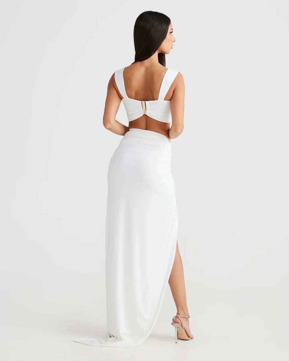 "Rebecca" Maxikleid mit Cut-Outs
