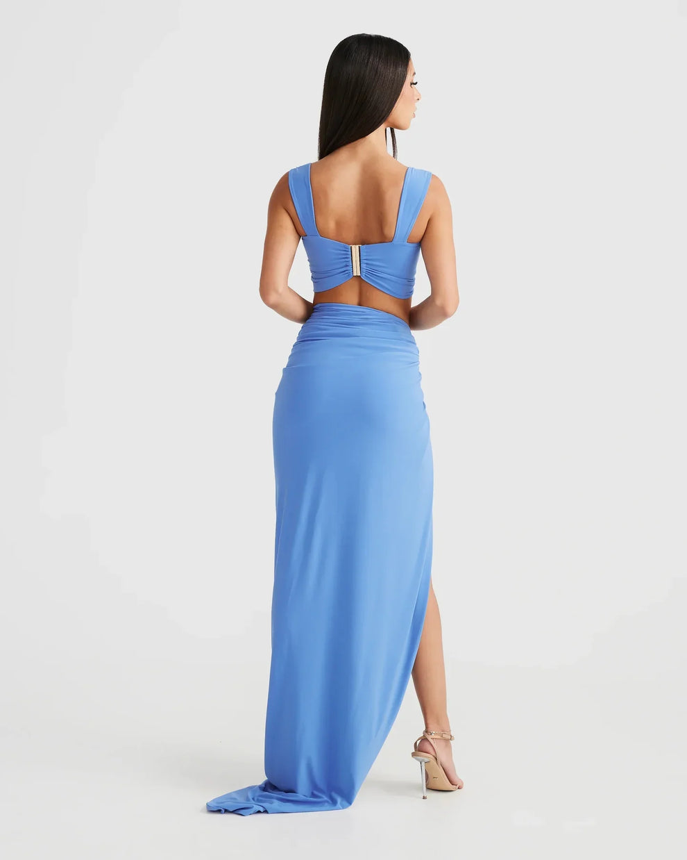 "Rebecca" Maxikleid mit Cut-Outs
