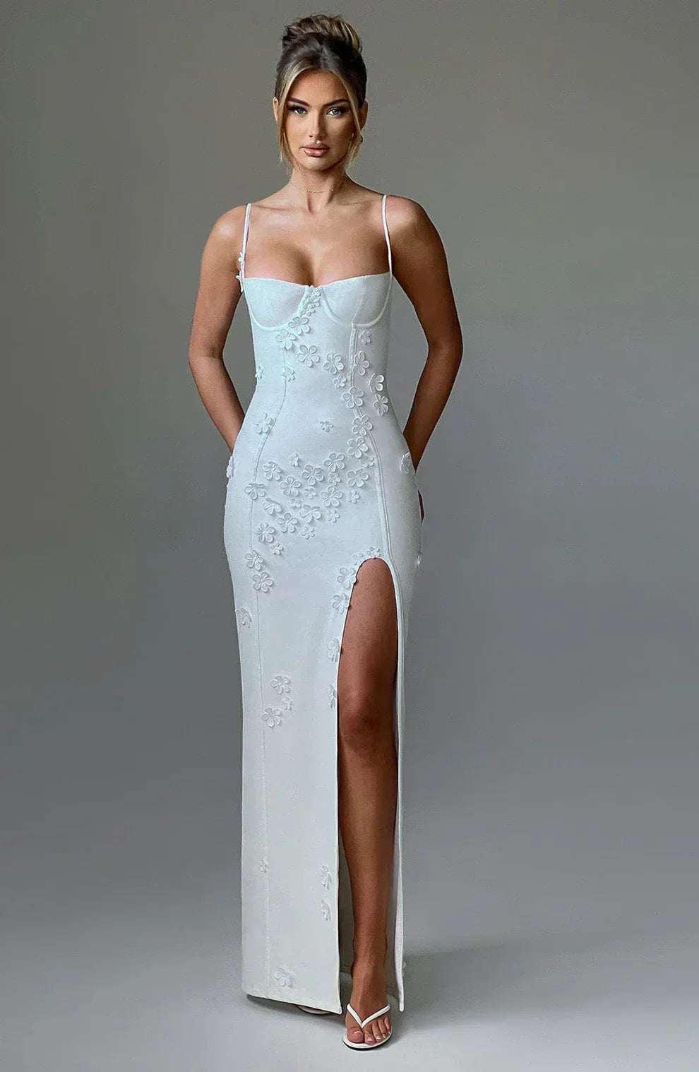 "Mimi" Maxikleid mit Blumen