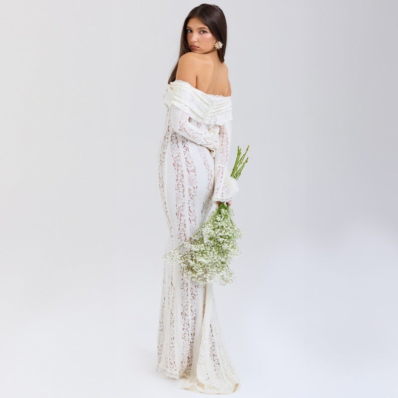 "Lacey" Maxikleid aus Spitze