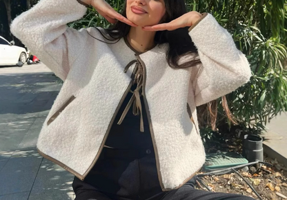 "Larissa" Cardigan mit Schleife