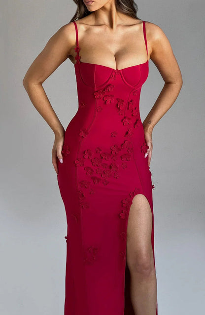 "Mimi" Maxikleid mit Blumen
