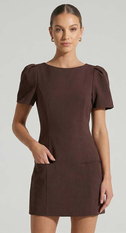 „Aurelia“ Puff Sleeve Dress