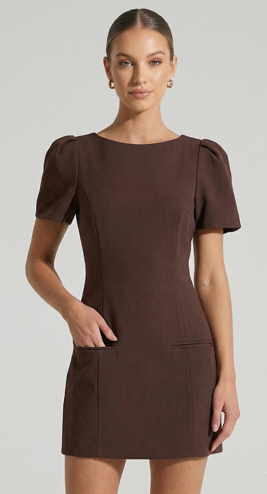 „Aurelia“ Puff Sleeve Dress