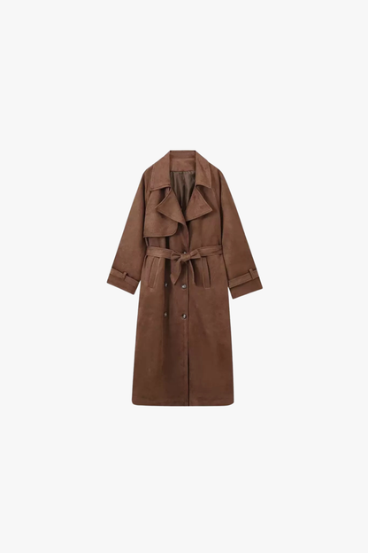 "Daria" Mantel aus Wildleder