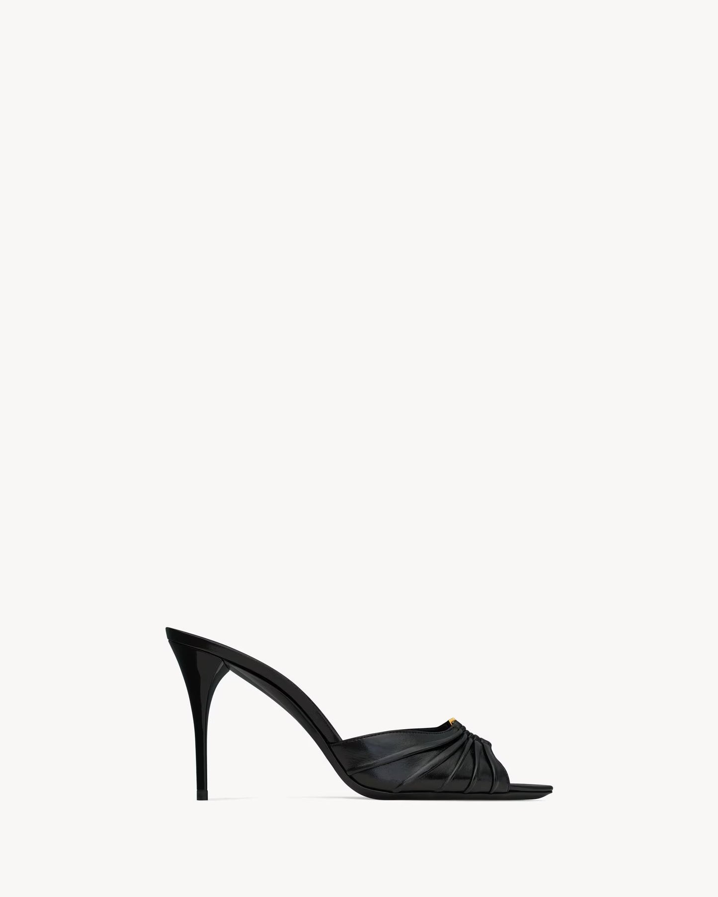 Monaco Luxe Peep-Toe Mules