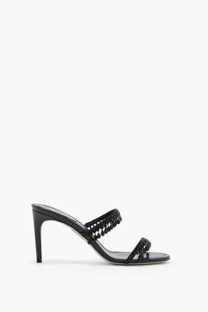 Noir Chandelier Mule