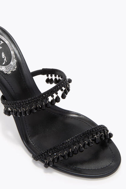 Noir Chandelier Mule