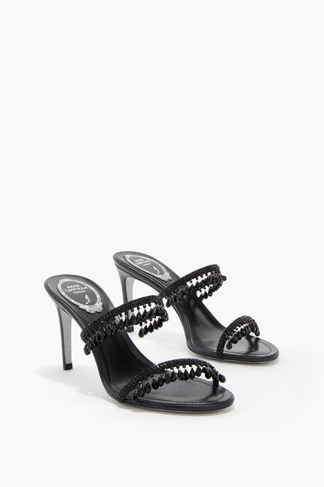Noir Chandelier Mule