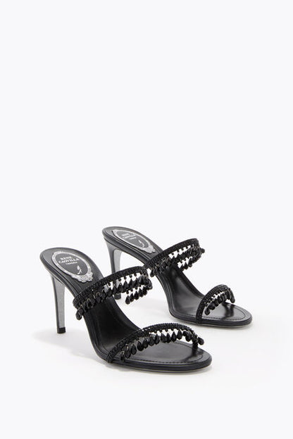Noir Chandelier Mule