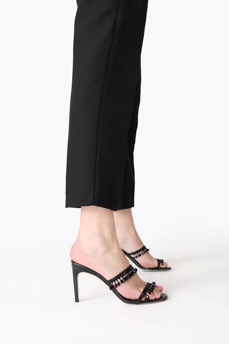 Noir Chandelier Mule