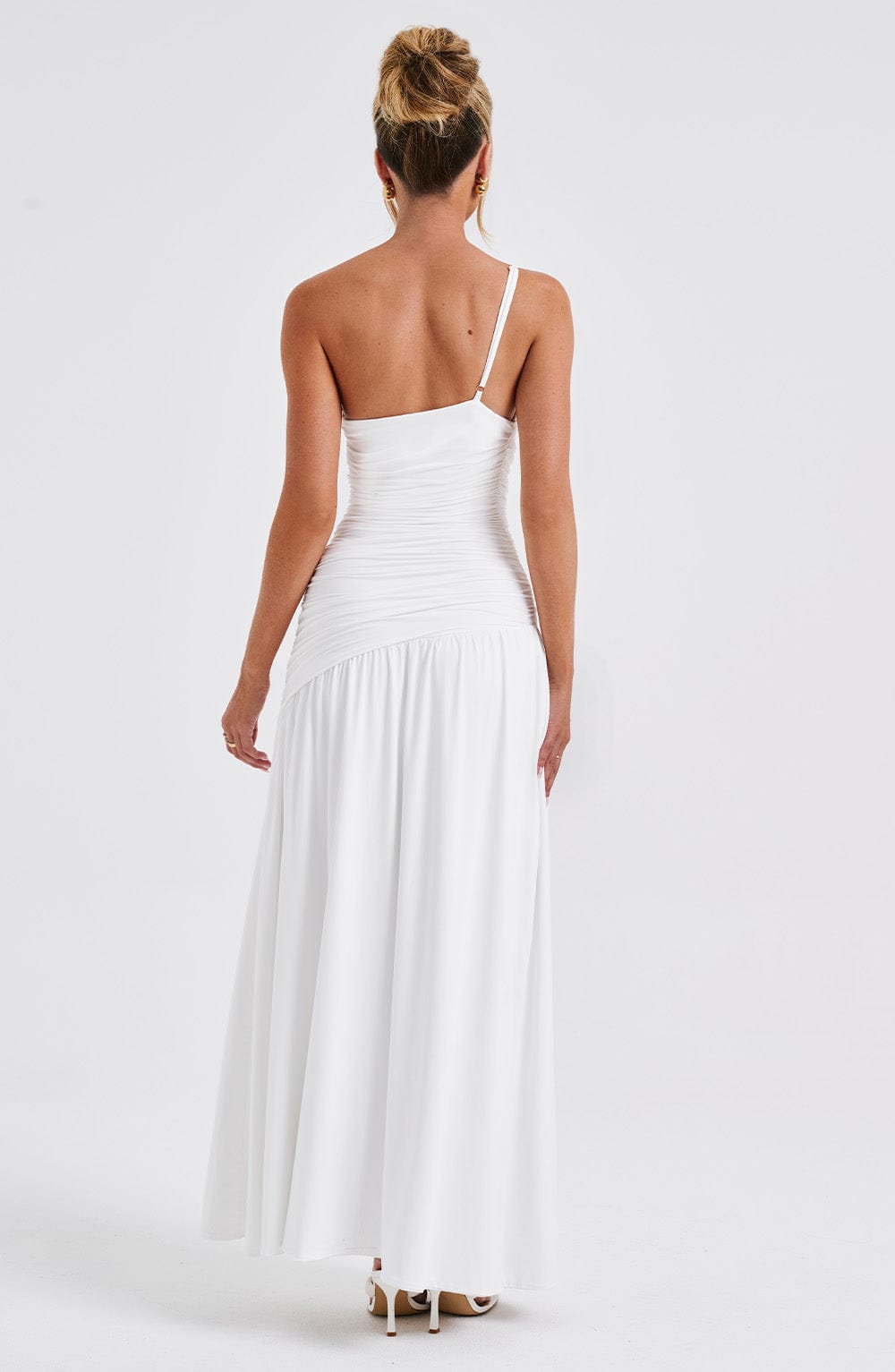 "Lou" One-Shoulder Maxikleid