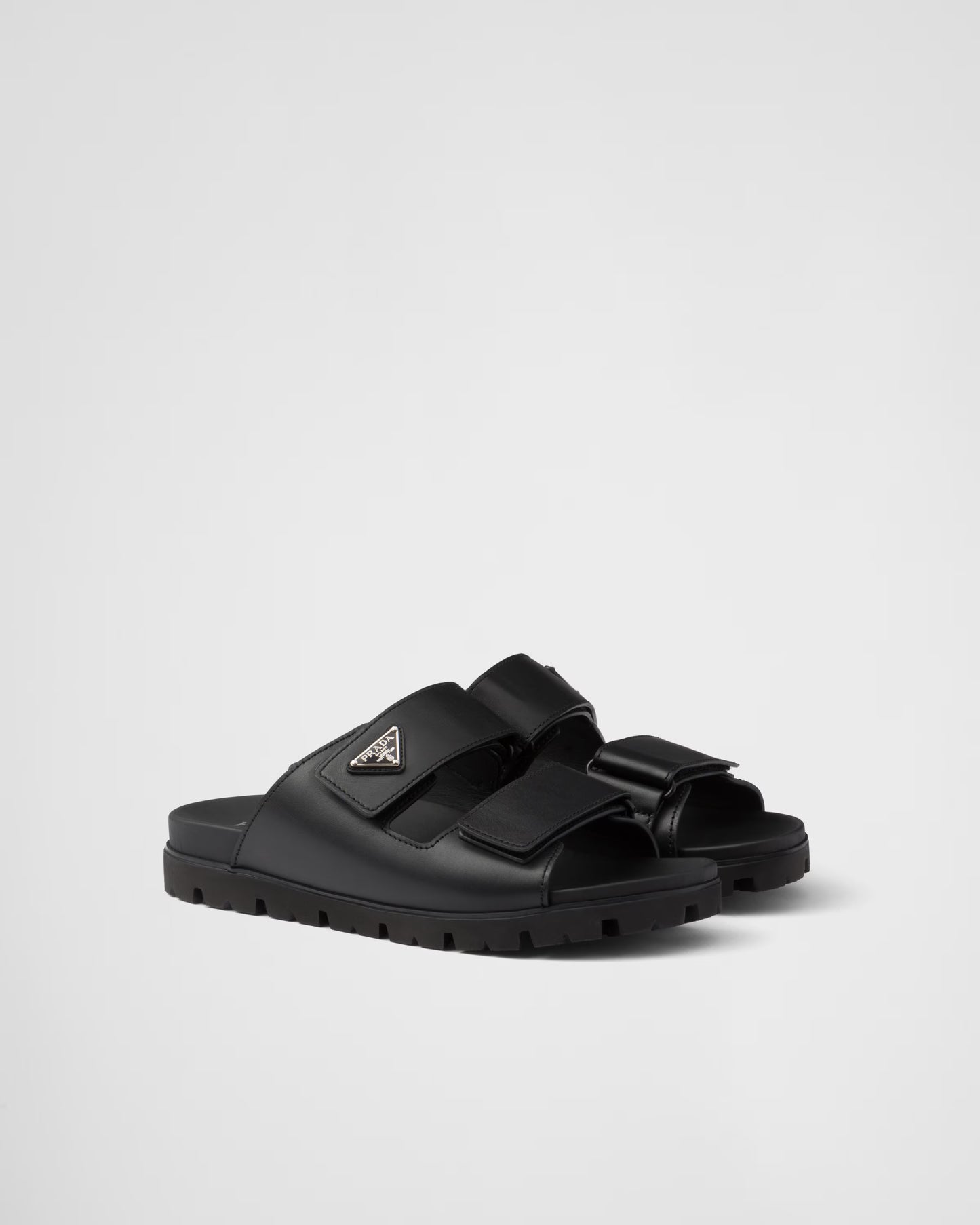 Urban Luxe Leather Slides