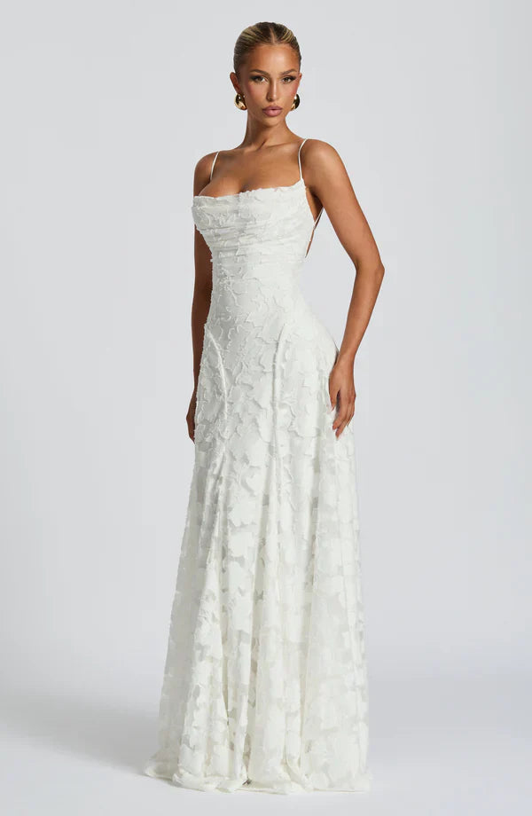 "Floral Lace" Maxikleid