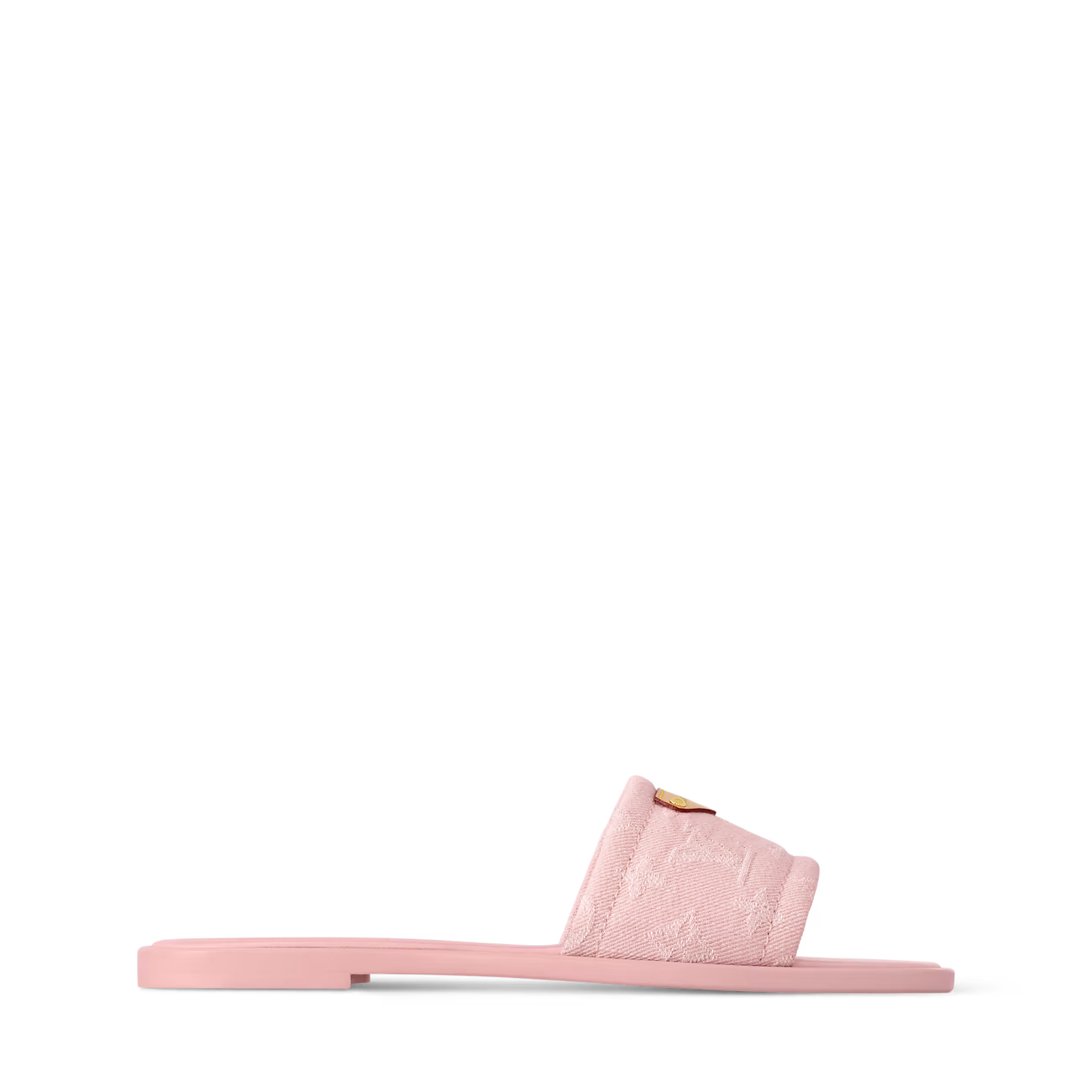 Monogram Denim Luxe Slides
