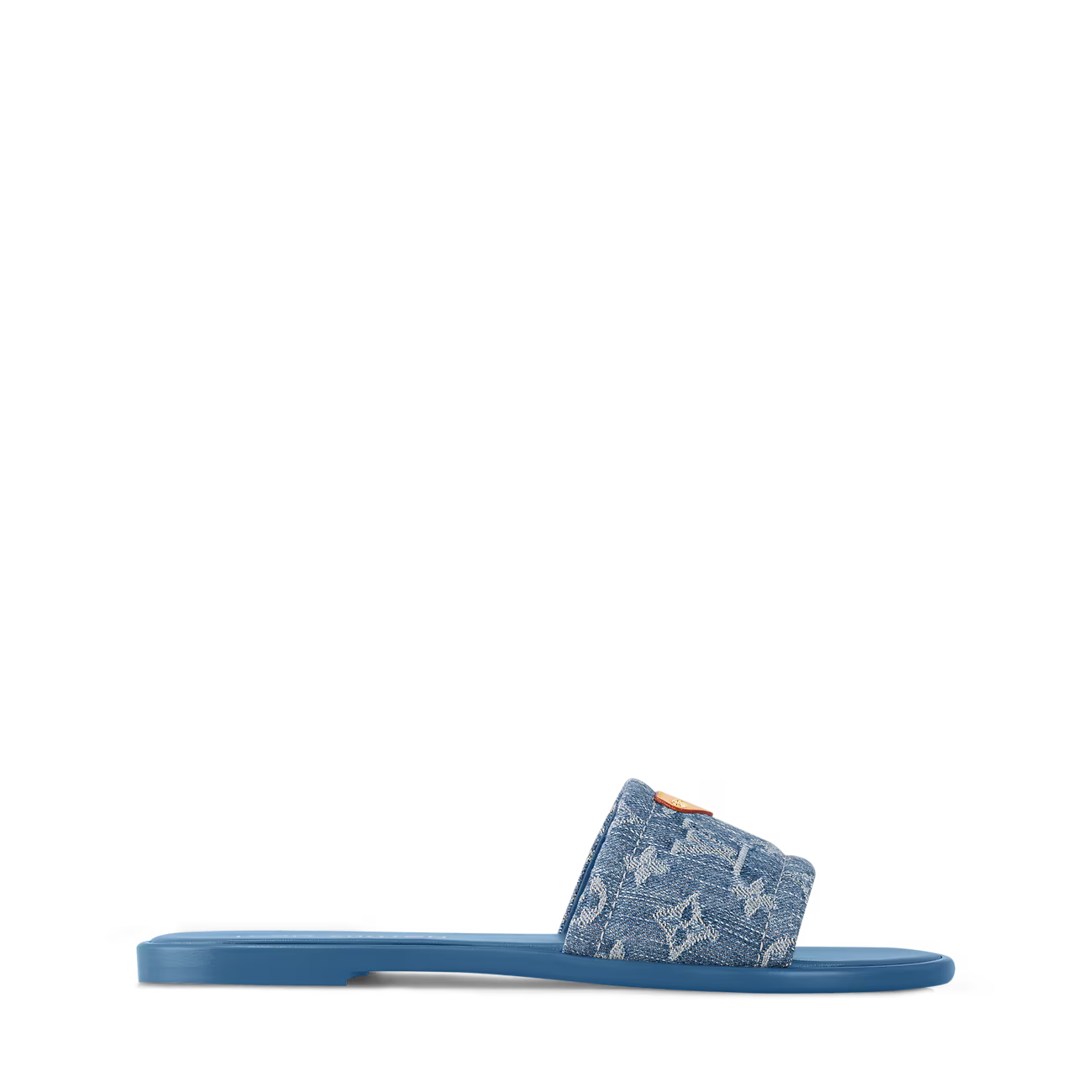 Monogram Denim Luxe Slides