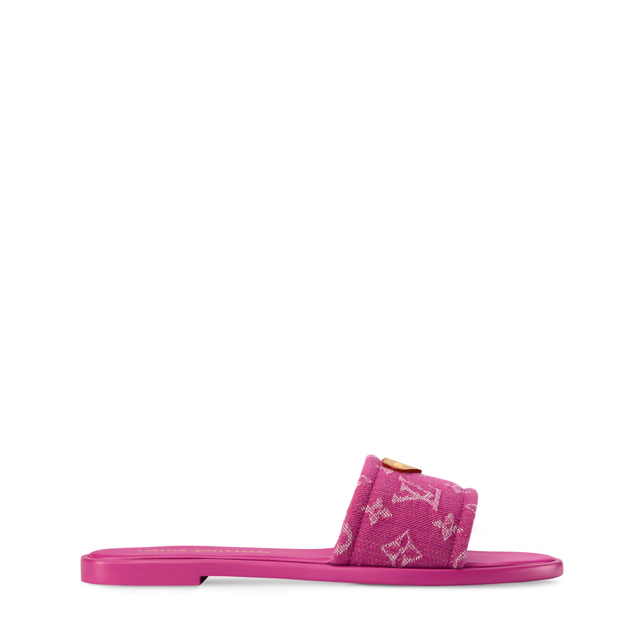 Monogram Denim Luxe Slides