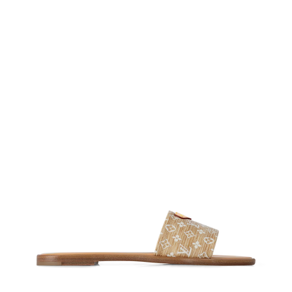 Monogram Denim Luxe Slides